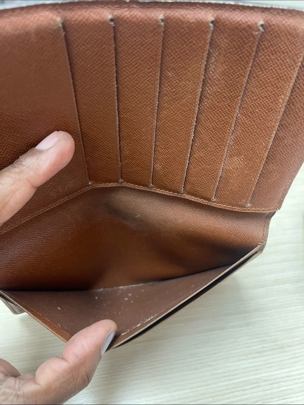 Louis Vuitton Vintage Monogram Card /Passport Holder EUC With COA